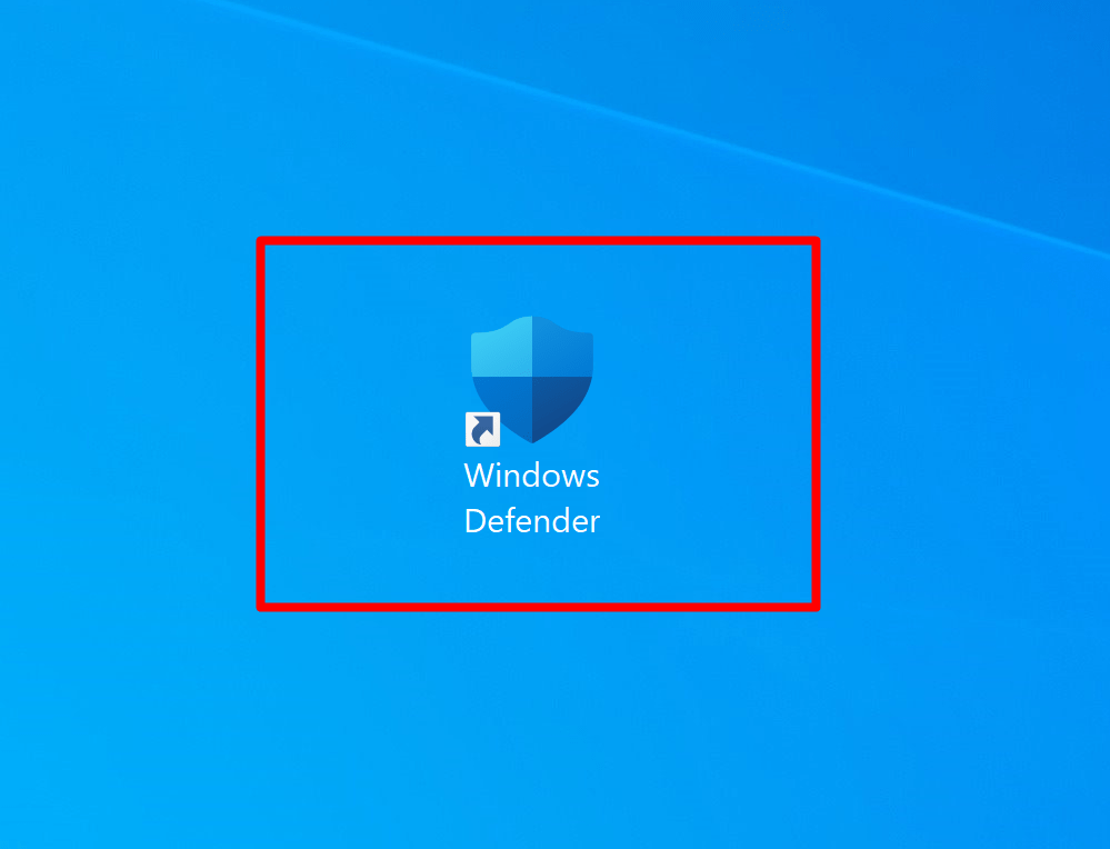 Windows Defender Shortcut