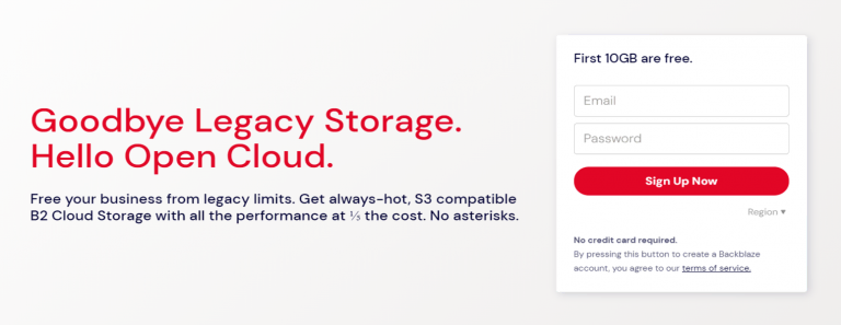 Backblaze Business Backup