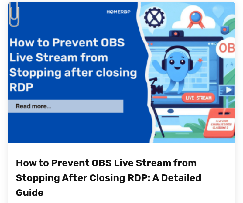 OBS LIVE STREAMING