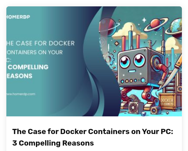 Docker container
Xfce vs LXQt
