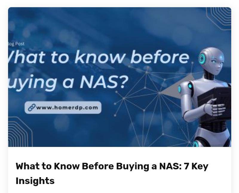 Portable NAS Linux mint