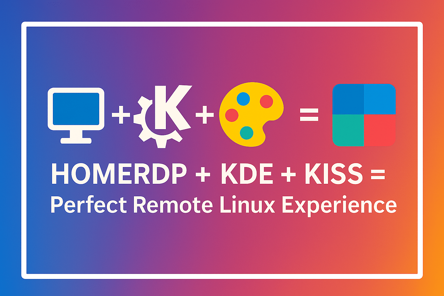 KDE's KISS TOOL