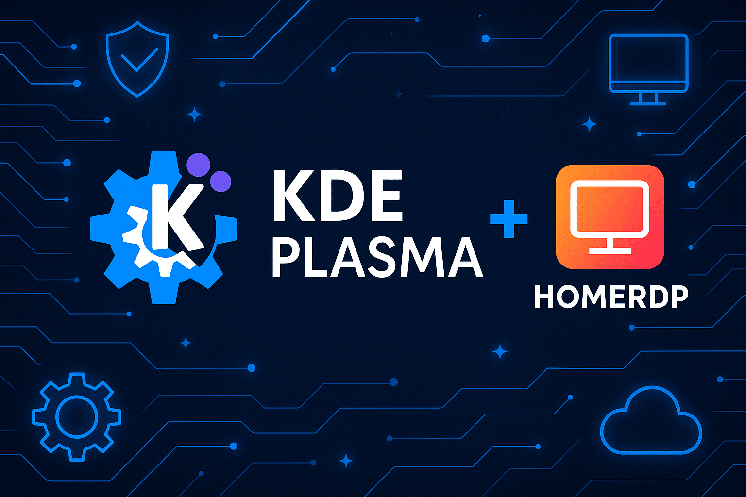 KDE Plasma 6.4 + HOMERDP