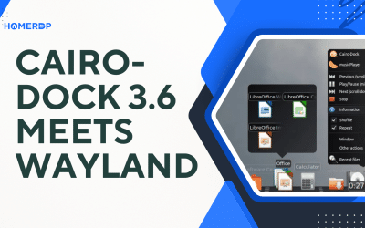 Cairo-Dock 3.6 Meets Wayland